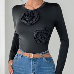 StyleCast Round Neck Bodysuit-image-81