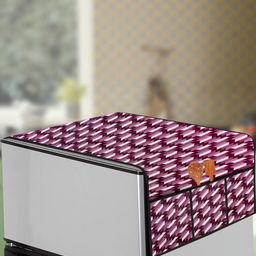 The Furnishing Tree Violet Plastic Refrigerator Cover-image-29