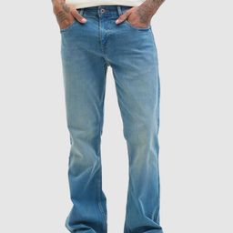 Snitch Men Classic Bootcut Heavy Fade Stretchable Jeans-image-60