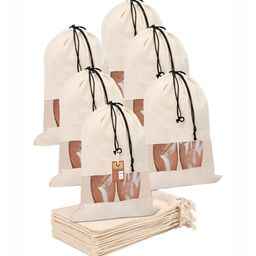 atorakushon Beige Set of 6 Reusable Shoes Organiser Organisers-10