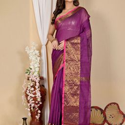 PuJoy Zari Taant Saree-picture-9