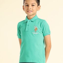 U.S. Polo Assn. Kids Boys Polo Collar Cotton T-shirt-picture-36