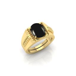 todani jems 10.25 Ratti Agate Stone Original Certified Hakik Gemstone Gold Plated | Adjustable Ring-picture-3