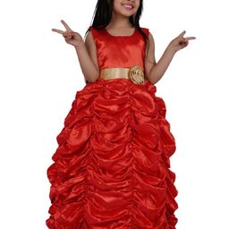 Shahina Fashion Satin A-Line Maxi Dress-image-28