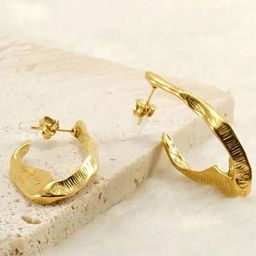 DressBerry Circular Hoop Earrings-37