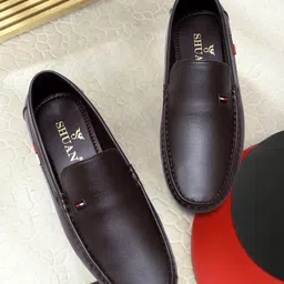 SHUAN Men Round Toe Lightweight Loafers-picture-4