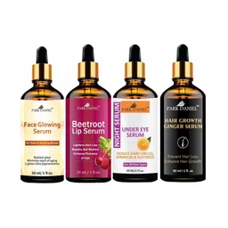 Park Daniel Set of 4 Serums For Face Lips Under Eye & Hair - 30 ml Each-19