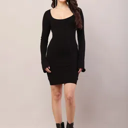 NoBarr Women Bodycon Mini Dress-image-79