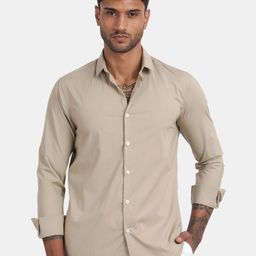 Blu MNKY Men Smart Slim Fit Casual Shirt-image-95