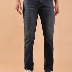 HangerLoop Men Slim Fit Mid-Rise Light Fade Acid Wash Stretchable Jeans-image-58