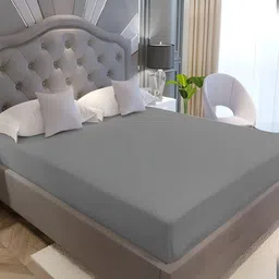POORAK Grey Terry Water Resistant Mattress Protector-picture-6