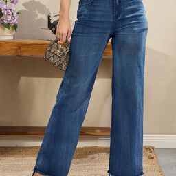 SASSAFRAS BASICS Women Comfort Straight Fit High-Rise Light Fade Jeans-image-75