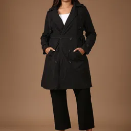 The Pink Moon Women Lightweight Longline Woven Jacket-image-7