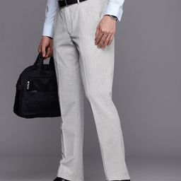 Louis Philippe Men Slim Fit Formal Trousers-picture-30