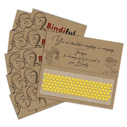 Comet Busters Set Of 10 Bindiful Traditional Round Velvet Bindi image 3