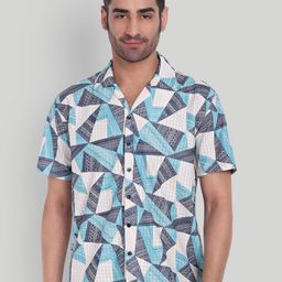 Stysure Men Comfort Semi Sheer Casual Shirt-image-5