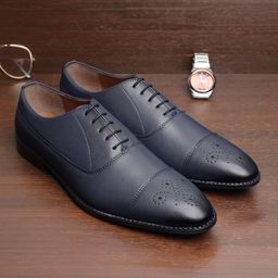 LOUIS STITCH Men Leatherette Derby Formal Shoes-image-86