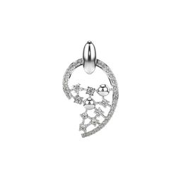 VALANOVA Women 14 Kt White Gold Lab Grown Diamond Pendant-picture-4