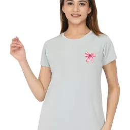 SZN Women Printed Cut Outs T-shirt-picture-55
