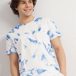 Genoa Men Tie and Dye Dyed Pockets Slim Fit T-shirt-image-98