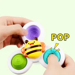 WEMBLEY Set of 3 Scratch Resistant Spinner Activity Toys and Games image 5