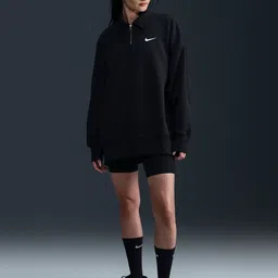 Nike Women Sportswear Phoenix Fleece Oversized 1/4-Zip Polo-image-95