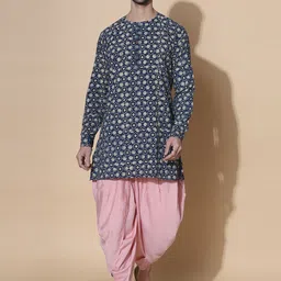 MOSHI Geometric Printed Pure Cotton Straight Kurta-picture-30
