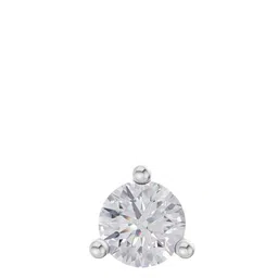 Sparkles 14kt Lab Grown Diamond 0.07 Carat Round Shape 3 Prong Solitaire Diamond Nose Pin-image-45