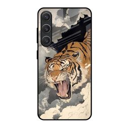 QRIOH Raging Tiger Quirky Printed Samsung Galaxy S25 Plus 5G Silicone Back Case-image-1