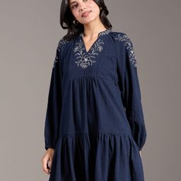 20Dresses Puff Sleeve A-Line Dress-image-17