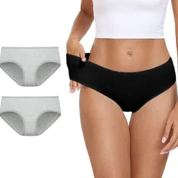 Diving Deep Women Pack of3 Cotton Hipster Briefs-image-71