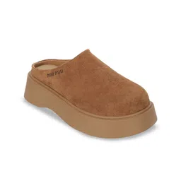 Truffle Collection Suede Flatform Sandals-11