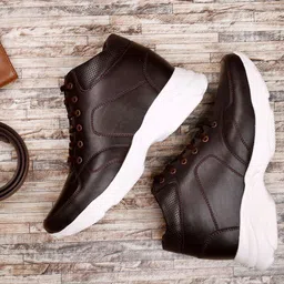 GLOBAL RICH Men Patent Leather Sneakers-picture-12