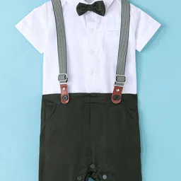 Mark & Mia Infant Boys Romper with Suspender & Bow-picture-17
