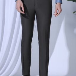 Blackberrys Men Slim Fit Low-Rise Formal Trousers-image-121