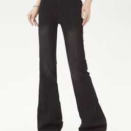 KPOP Women Squeeze Hug Skinny Fit Trousers-image-77