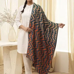 Biba Women Chevron Printed Shawl-21