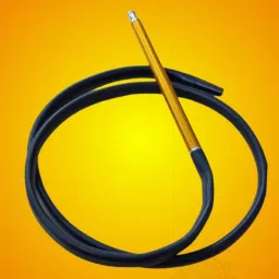 Silicone Black, Steel Hookah Hose 1 m-picture-12
