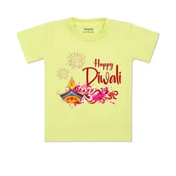 arvesa My First Diwali Printed Kids Tshirt-picture-46