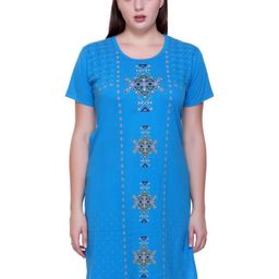 TRUDO Women Floral Printed T-shirt-image-89