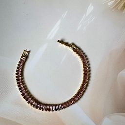 The Jewellery Tale Women Gold-Plated Link Bracelet-image-94