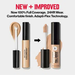 Revlon ColorStay Flex Wear Full Cover Concealer with Hyaluronic Acid 10ml - Latte image 5