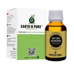 EARTH N PURE Pure & Natural Healthy Scalp Bitter Almond Carrier Oil - 50 ml-image-21
