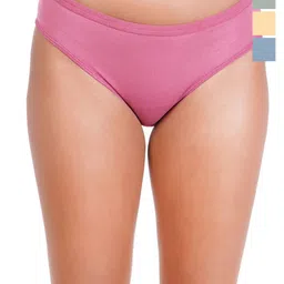 Liigne Pack Of 4 Cotton Mid-Rise Basic Briefs VCPC2062-XS-image-69