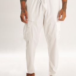 COLOR HUNT Men Relaxed Easy Wash Joggers Trousers-image-13