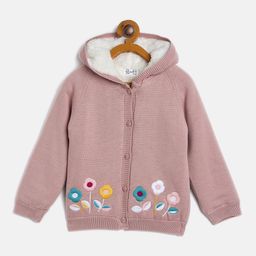 JWAAQ Girls Fashion Long Sleeves Cardigan With Fur Lined-picture-30