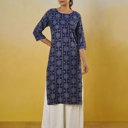 Anouk Women Ethnic Motifs Printed Festive Straight Kurta-picture-18