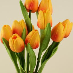 Interiors & More 10 Pieces Orange Tulip Artificial Flower-image-56