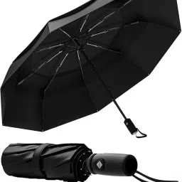 Portable Umbrella Windproof for Rain, Strong, Auto Open/Close Button Umbrella-image-26