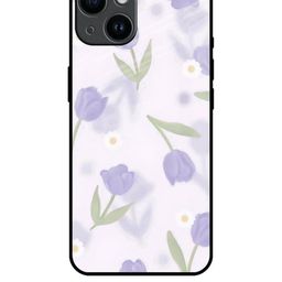 QRIOH Floral Printed iPhone 14 Back Case Mobile Accessories-image-112